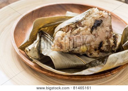 Zongzi Or Sticky Rice Dumpling