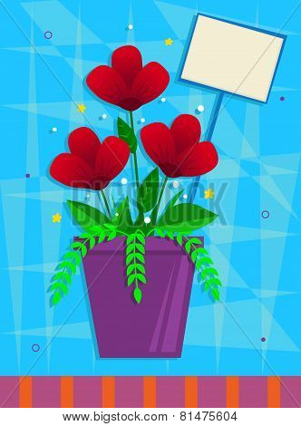 Red flowers