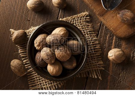 Raw Organic Dry Nutmeg