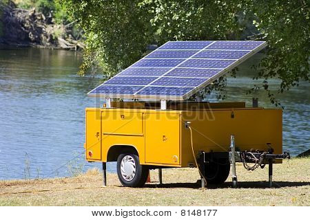 รถพ่วงมือถือพลังงานแสงอาทิตย์