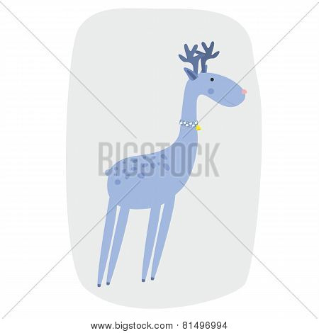 Deer vector illustration cartoon