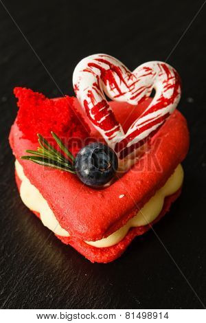 Saint-Valentin macaroon