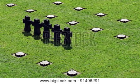 German WW2 military cemetery