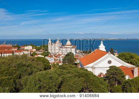 Sao Vicente De Fora Church In Lisbon, Portugal