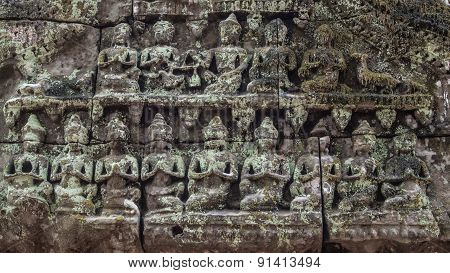 Sandstone carvings