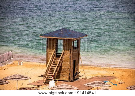 Rescue  Booth At The Dead Sea
