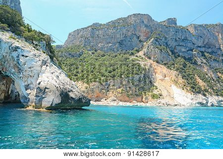 Gulf Of Orosei Rocky Shoreline