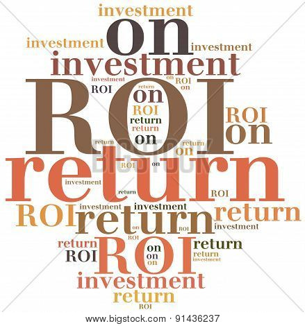 Business Abbreviation. Word Cloud Illustration.