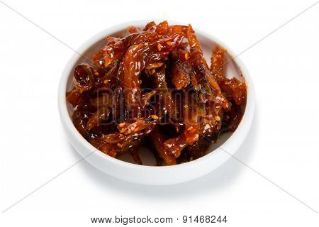Spicy-sweet salad heh of cod. From a series of Food Korean cuisine.