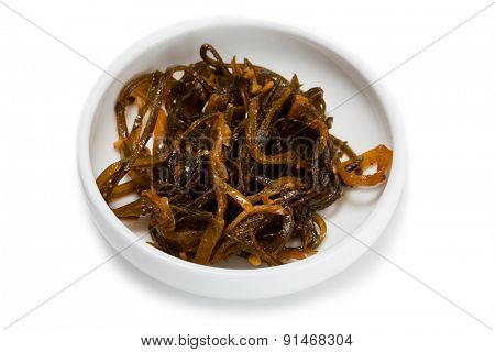 Spicy salad heh of seaweed. From a series of Food Korean cuisine.