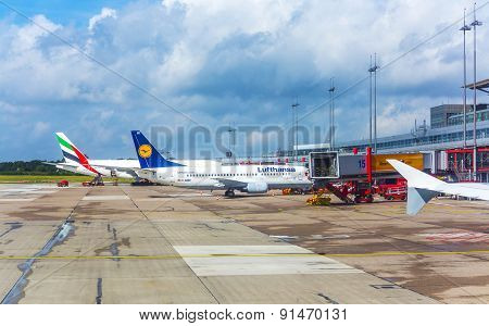 Aircraft At The Gate