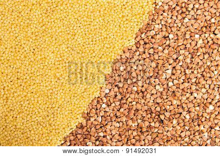 Buckwheat and millet