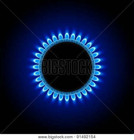 gas on dark