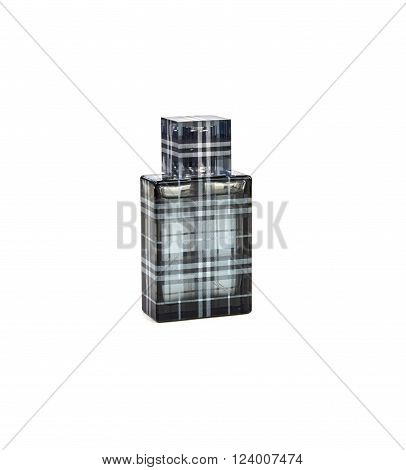 MONTREAL CANADA - MARCH 20 2016 - Burberry perfume bottle. Burberry is a British luxury fashion house headquartered in London.