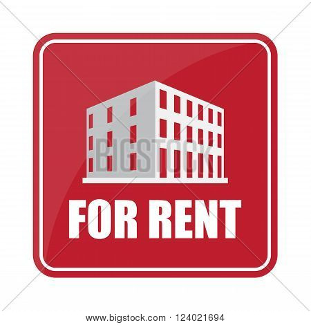Buildings Icon And Office Sell, Rent Icon Sign