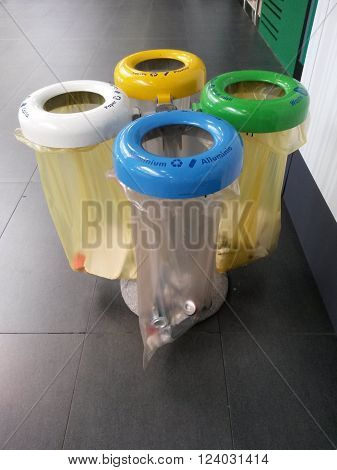 Waste Sorting Bins