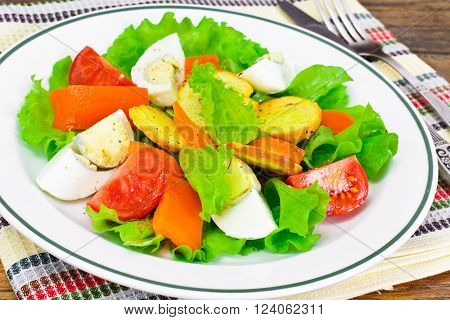 Tomato, Sweet Pepper with Egg and Bruschetta Studio Phoro