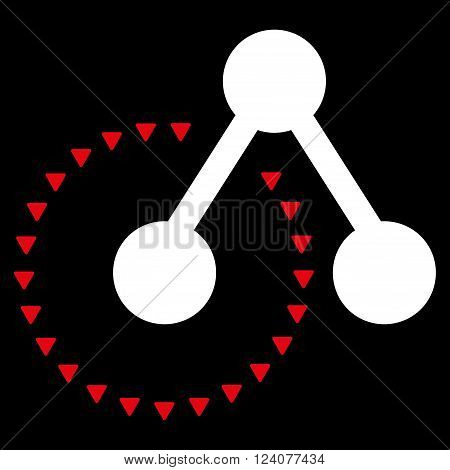 Molecule Structure Analysis vector icon. Molecule Structure Analysis icon symbol. Molecule Structure Analysis icon image. Molecule Structure Analysis icon picture.