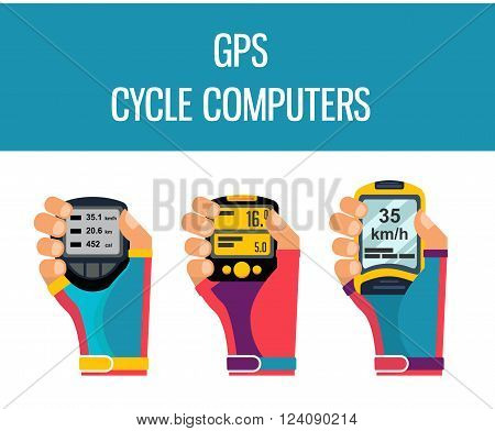 gps computers and  apps for bike and cycling