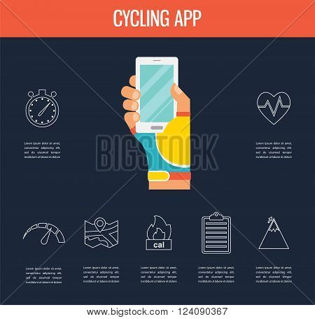 gps computers and  apps for bike and cycling
