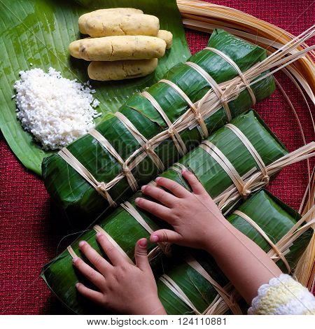 Vietnamese Food, Traditional Food, Vietnam Banh Tet