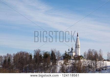 Beautiful white chirch and blue sky in spring day
** Note: Soft Focus at 100%, best at smaller sizes