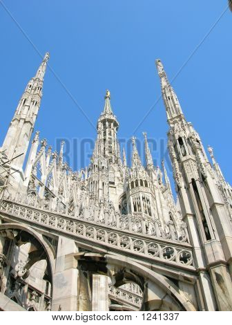 Milánská katedrála Duomo.