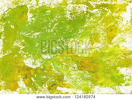 Abstract Watercolor Colorful Texture Art Background. Monotype effect of paint and paper. Paint texture background. Splatter Paint Splash background textures. Made by gouache and watercolor paint.