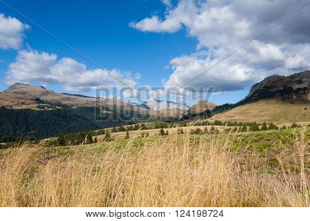Panorama from Italian Alps from 