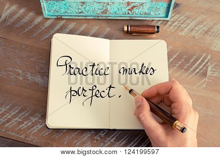 Handwritten Quote As Inspirational Concept Image