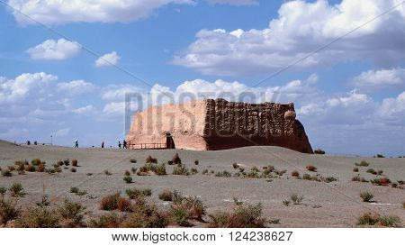 YumenGuan, also know as YuMen Pass or Jade Gate Pass is located at DunHuang, GanSu, China