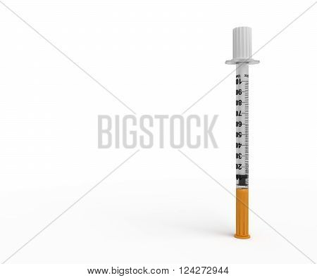medical syringe health background treatment insulin vaccinations hospital 3d