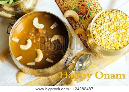 Lentil Kheer / Pradaman parippu payasam - Lentil dessert prepared during South Indian festivals