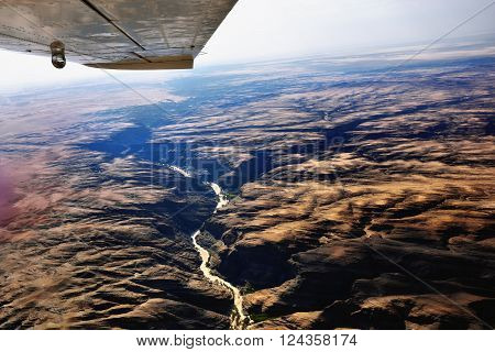 Flight Over Kuiseb Canyon, Namibia