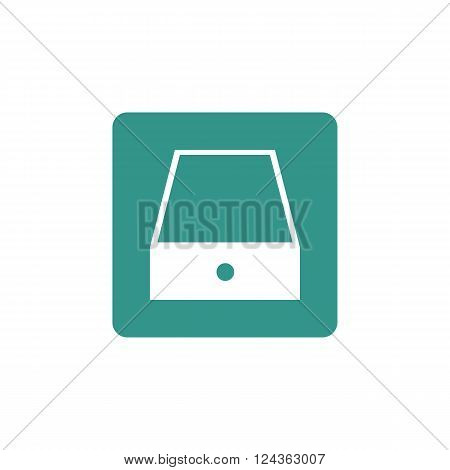 Safe Icon In Vector Format. Premium Quality Safe Icon. Web Graphic Safe Icon Sign On Green Backgroun