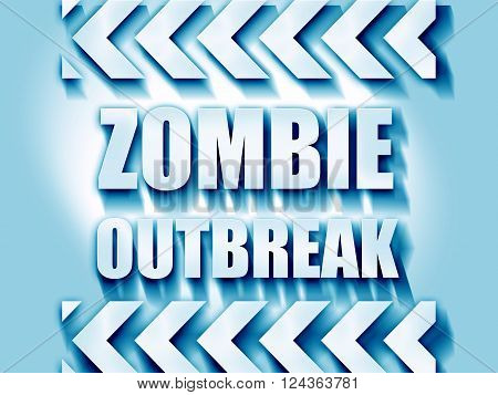 zombie virus concept background with some soft smooth lines
