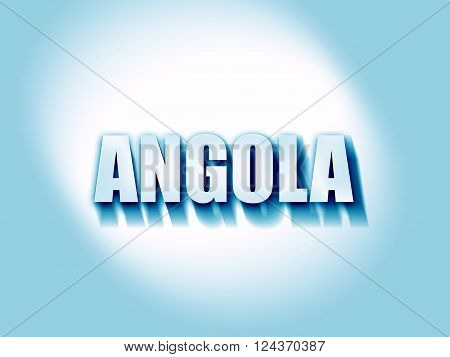 Greetings from angola card with some soft highlights