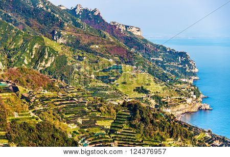 View of the Amalfi Coast from Ravello - Italy
