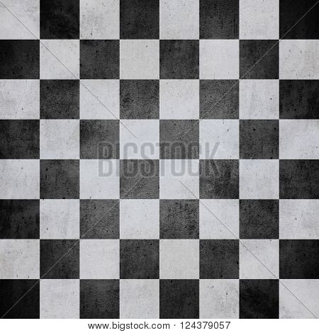 chequered pattern texture or black and white chessboard background check