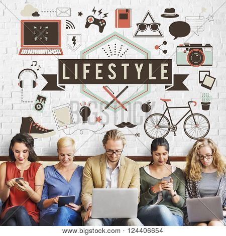 Lifestyle Bahaviour Culture Hobby Interests Ways Concept