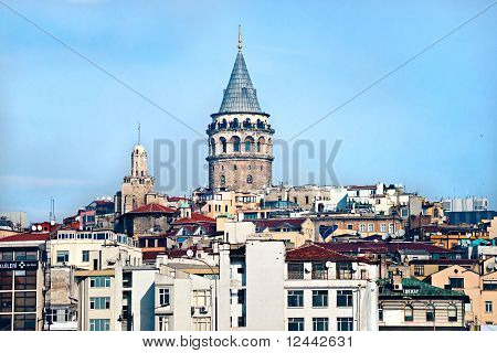 Galata Tower, Istanbul, Turecko.