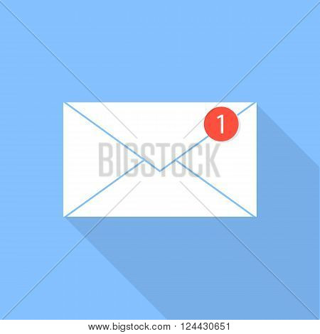 Envelope e-mail icon . Notification letter .