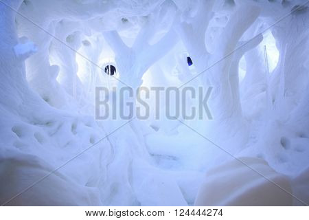 Ice Carving in Kiruna Sweden