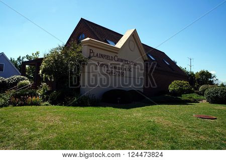 PLAINFIELD, ILLINOIS / UNITED STATES - SEPTEMBER 20, 2015: One may receive chiropractic care at Plainfield Chiropractic in downtown Plainfield.