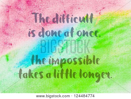 Inspirational Abstract Water Color Background