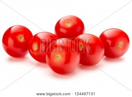 fresh cherry tomato isolated on white background cutout
