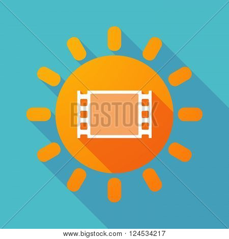 Long Shadow Sun With A Film Photogram
