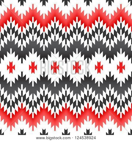 Tribal seamless colorful geometric pattern. Ethnic vector texture.Traditional ornament.