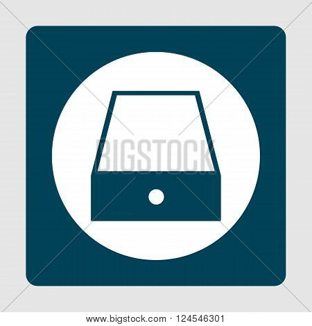 Safe Icon In Vector Format. Premium Quality Safe Icon. Web Graphic Safe Icon Sign On Blue Background