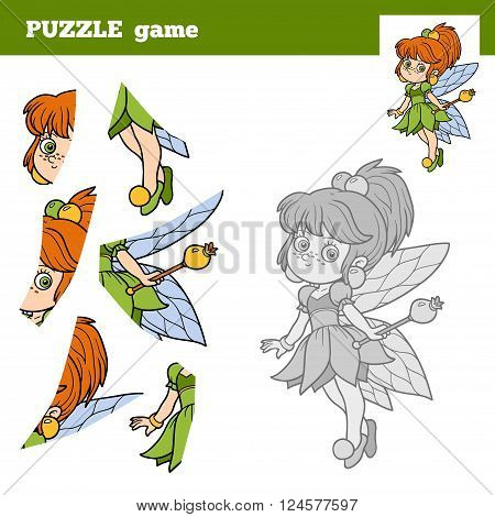Puzzle Game For Children, Little Fairy